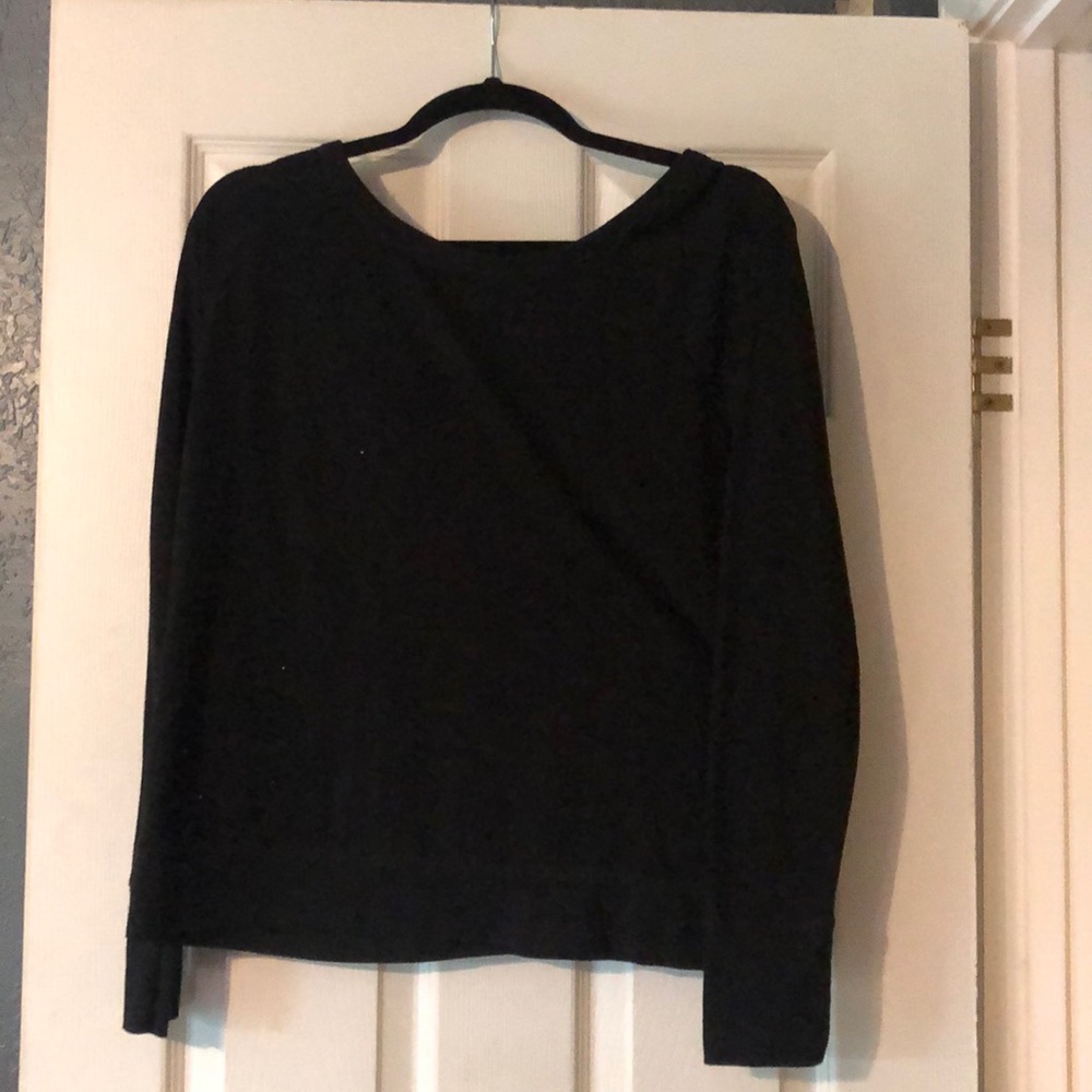 Black, long sleeve tee